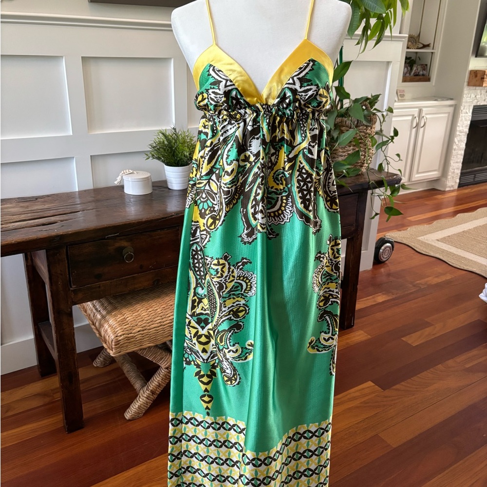 Double Zero Multicolor Paisley Dress